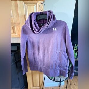 Under Armour Women's Purple Cowl Neck Pullover Sweatshirt